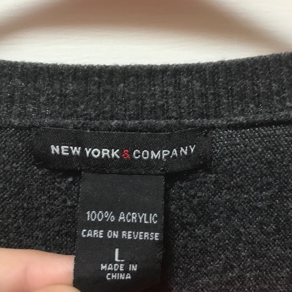 Women’s NY&Co V neck sweater - Picture 2 of 5